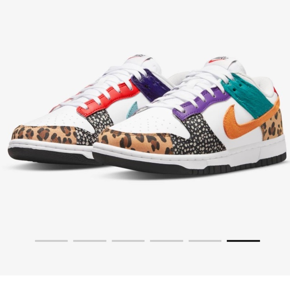 Womens nike dunk low patchwork size 7.5